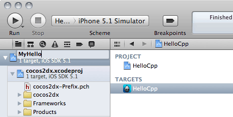Renaming an Xcode project